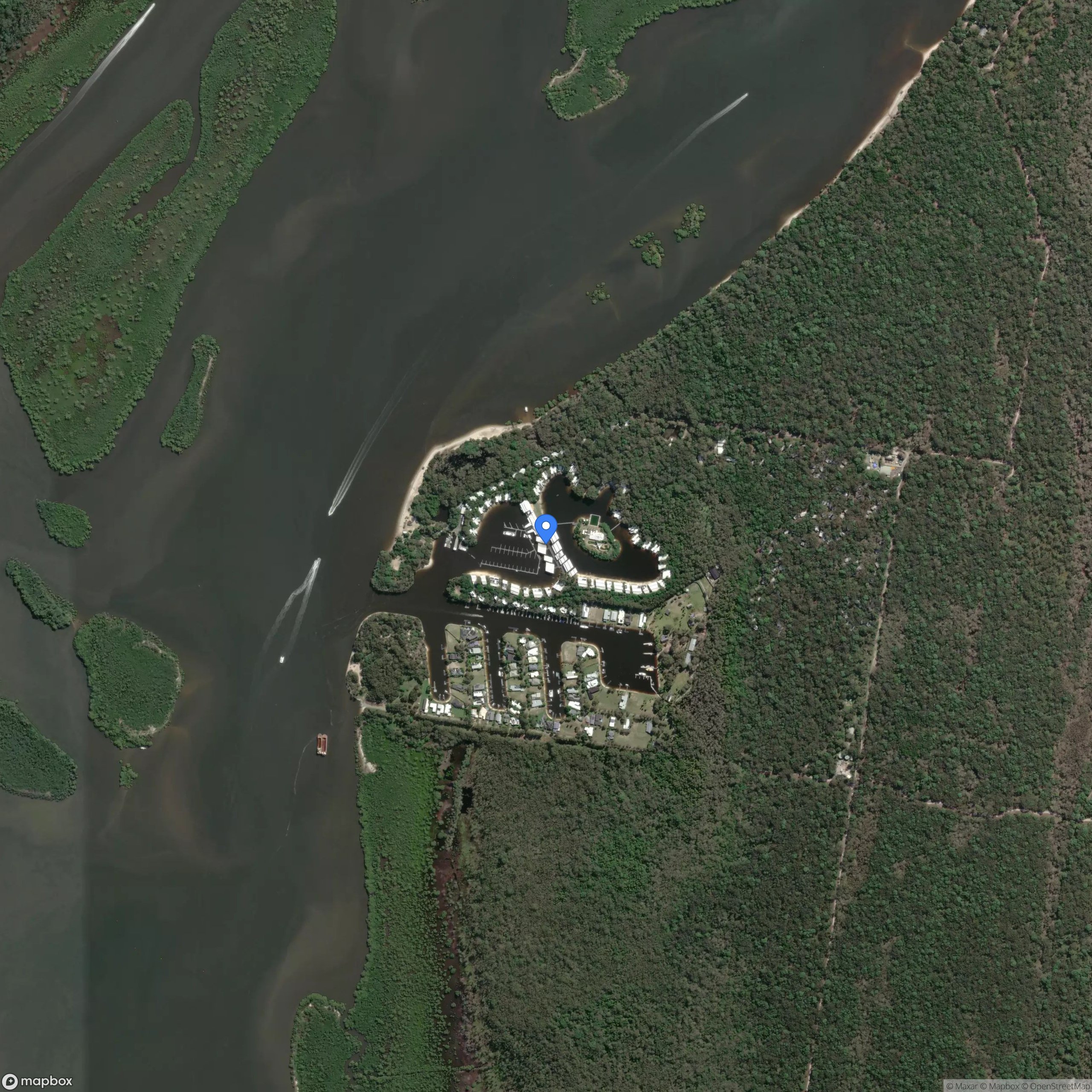Abandoned resort