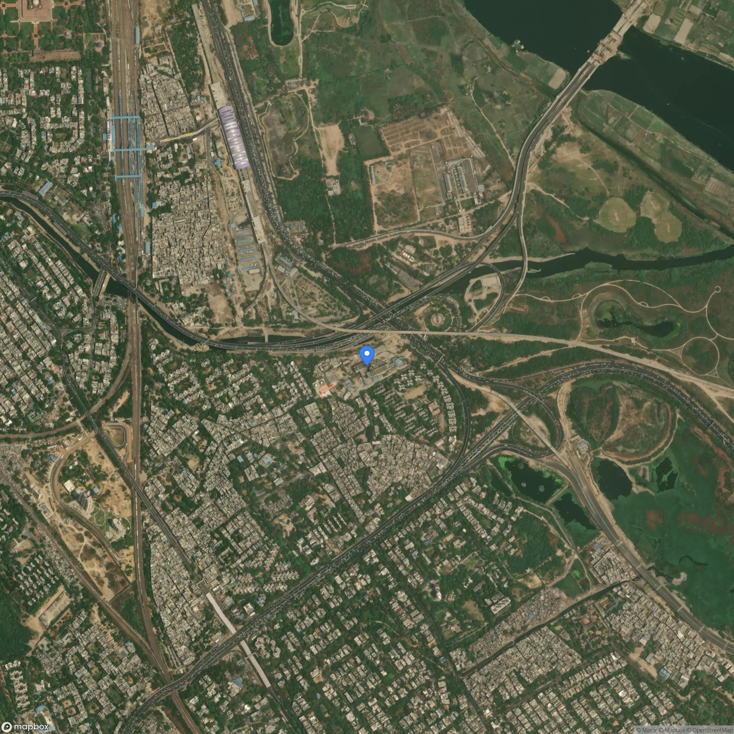 Hospital site under construction