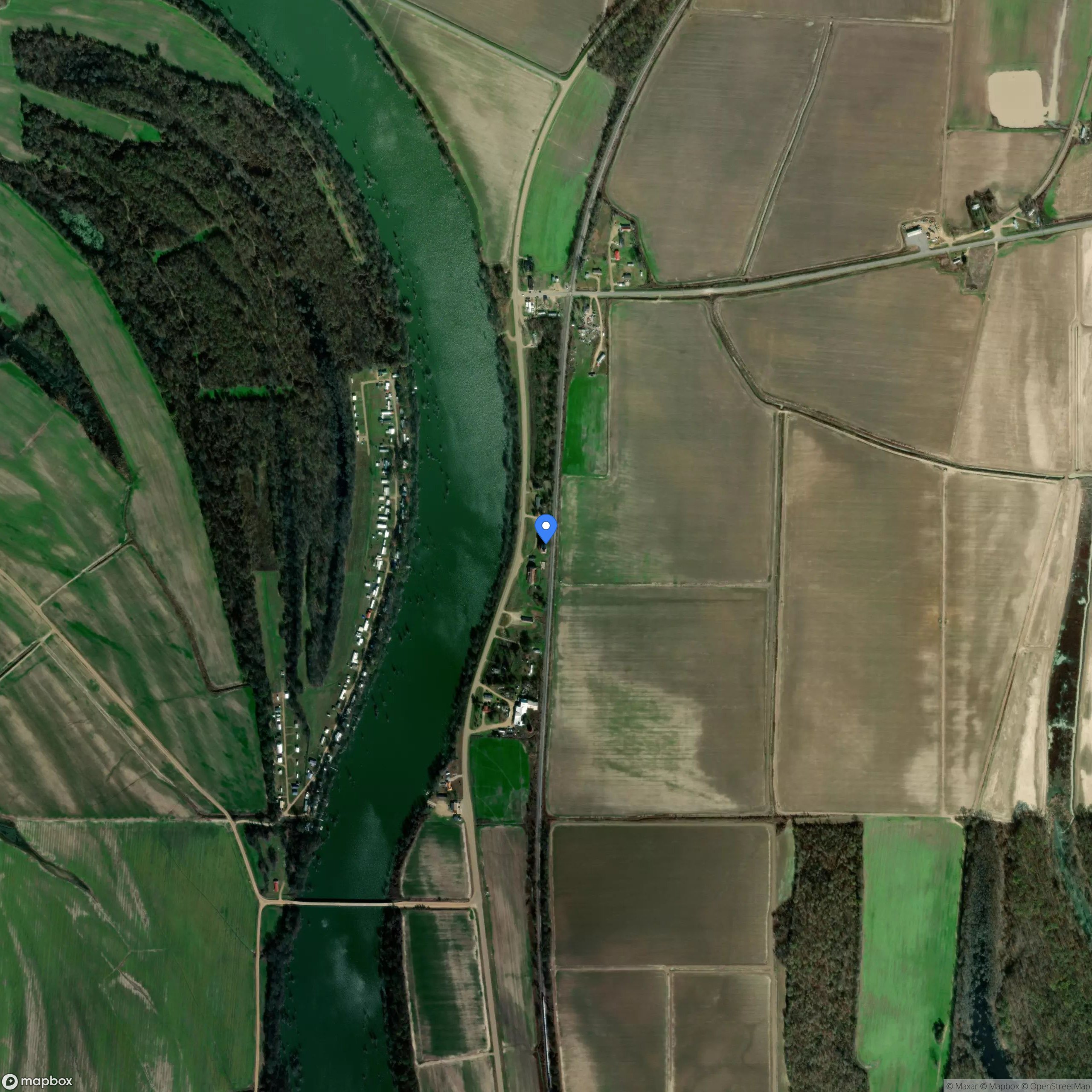Silos and possibly barn