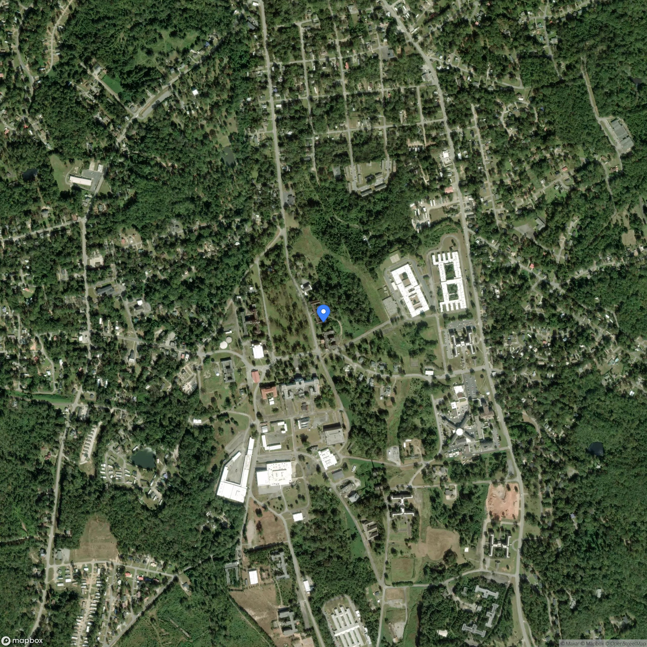 2 large hospital buildings