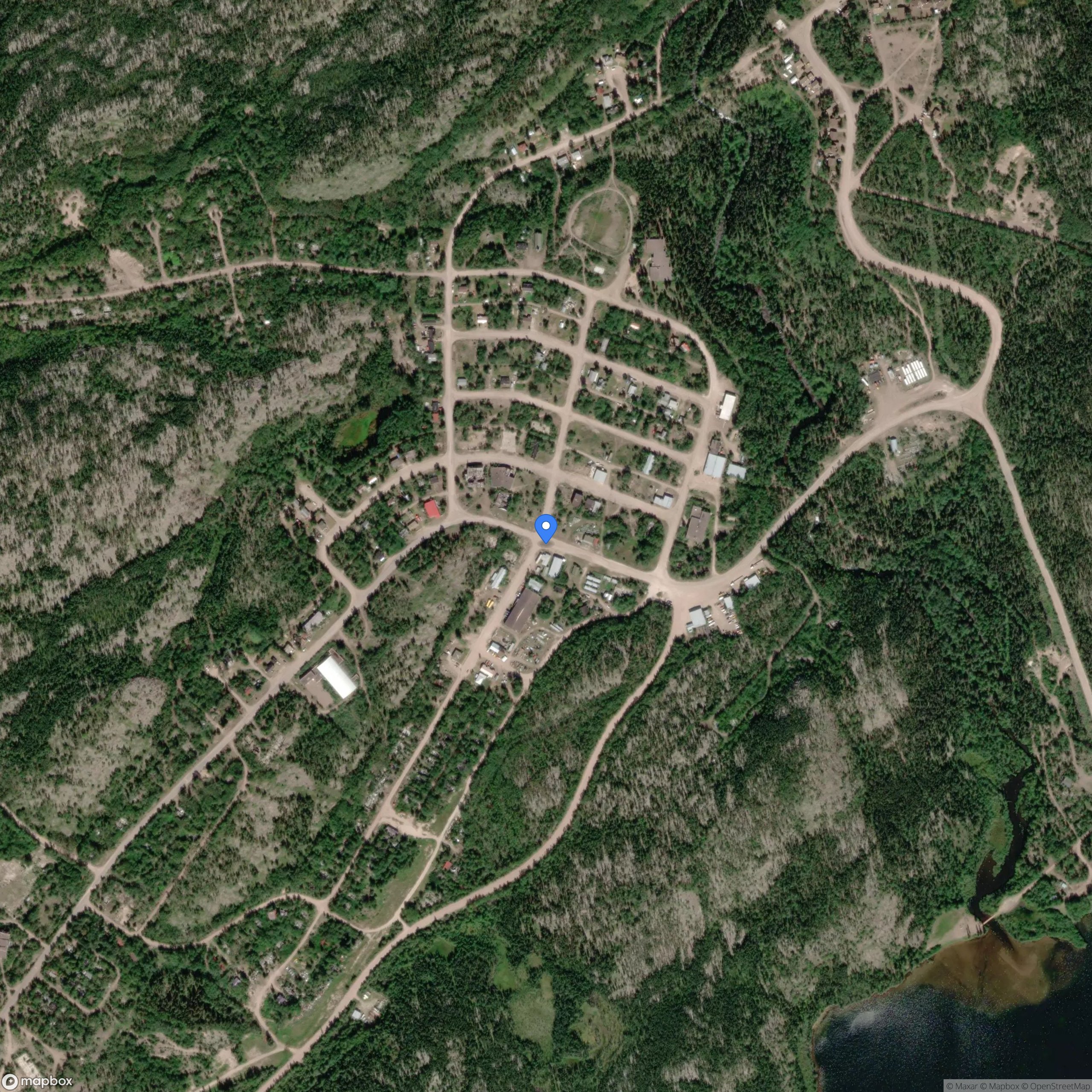 mostly abandoned city