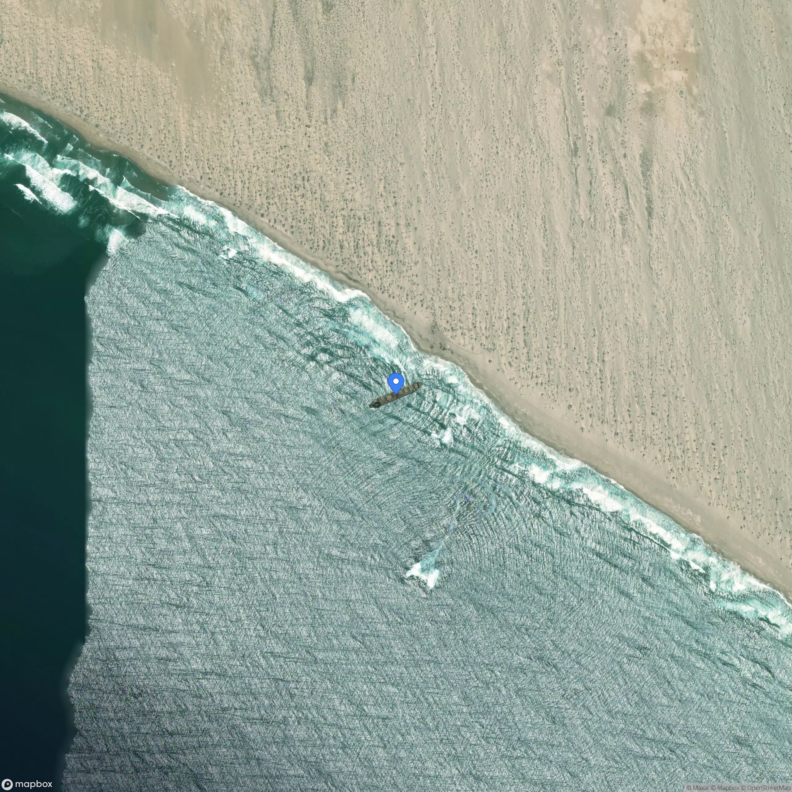 Massive shipwreck