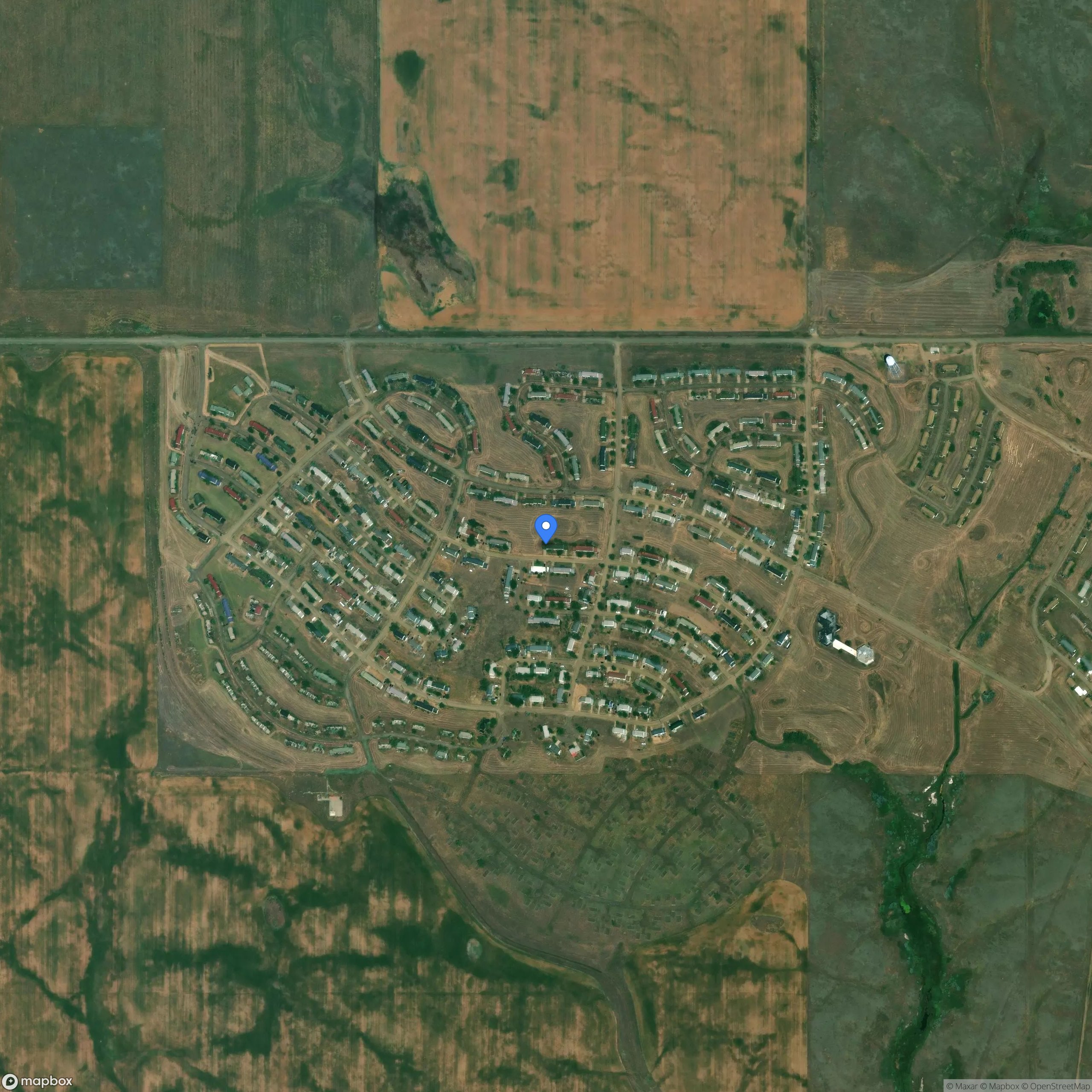 Abandoned air force base town.
